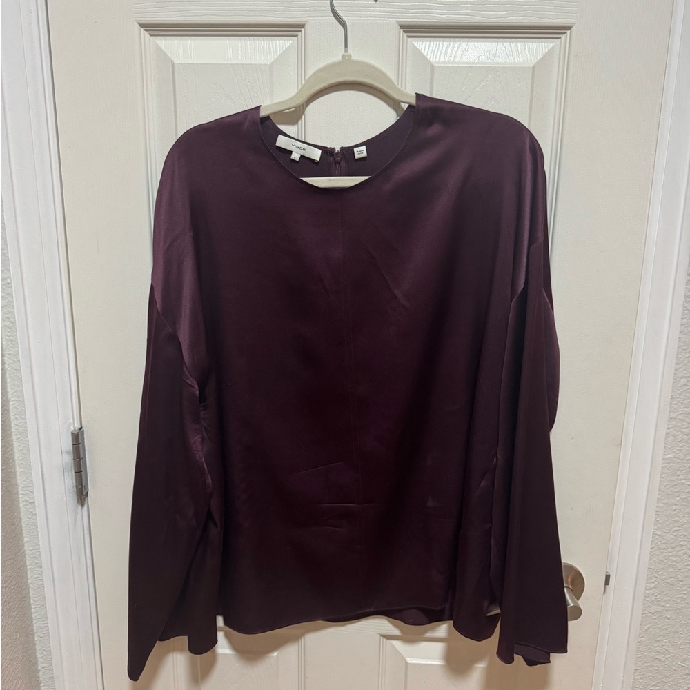 Vince Deep Plum Top